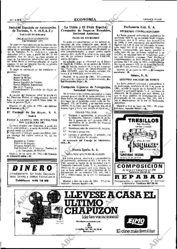 ABC MADRID 19-06-1981 página 42