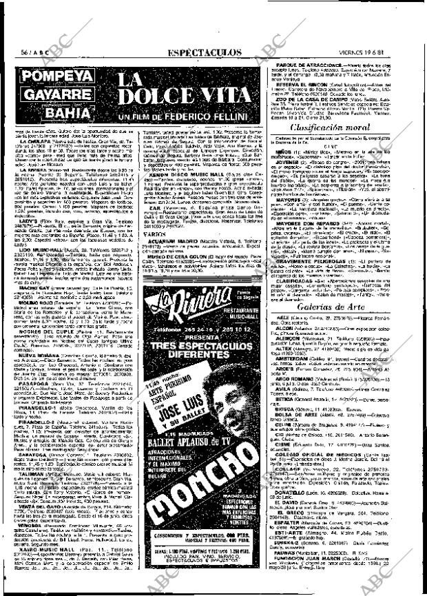 ABC MADRID 19-06-1981 página 64