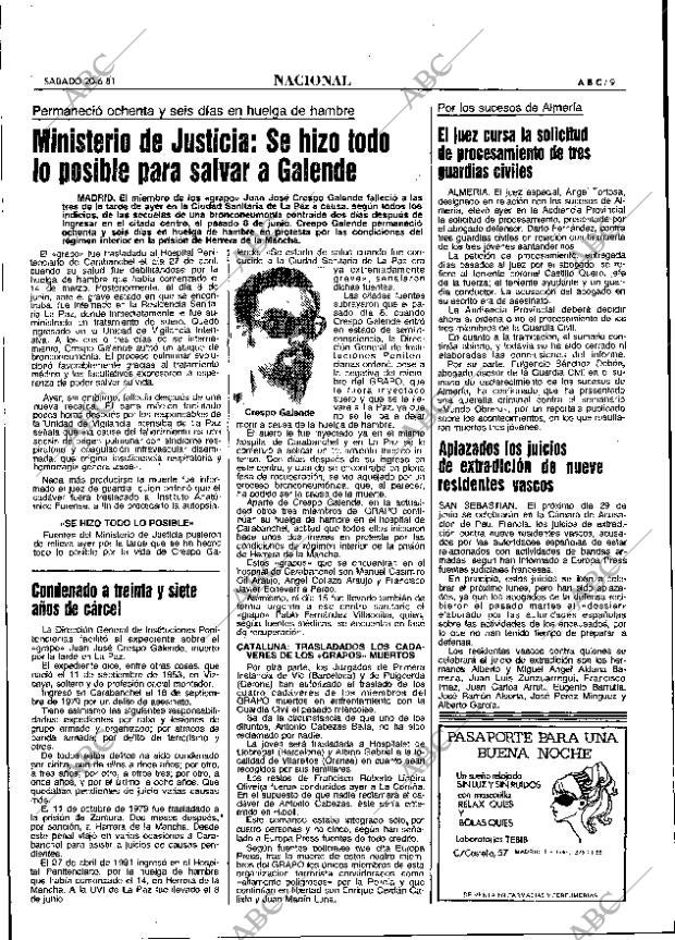 ABC MADRID 20-06-1981 página 17