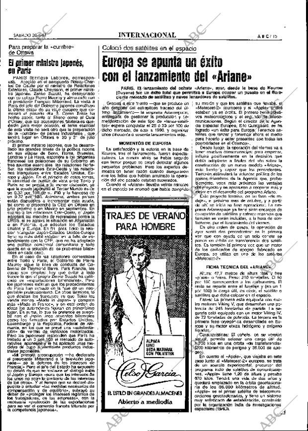 ABC MADRID 20-06-1981 página 23