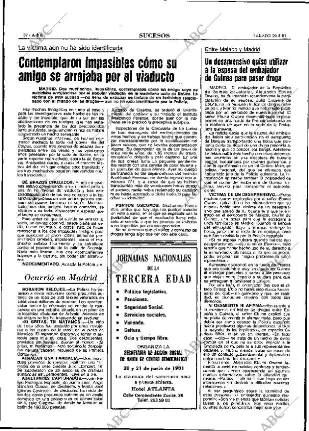 ABC MADRID 20-06-1981 página 40