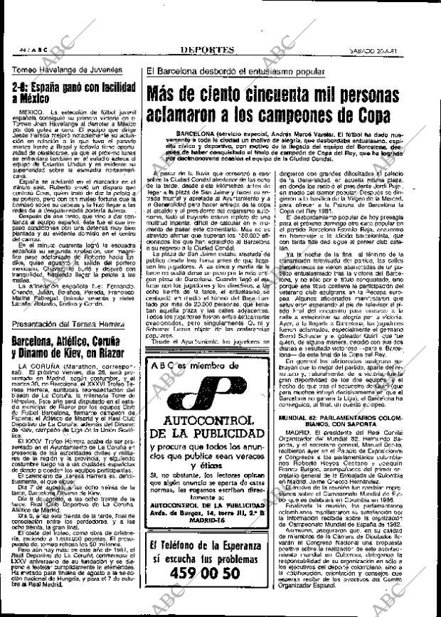 ABC MADRID 20-06-1981 página 64