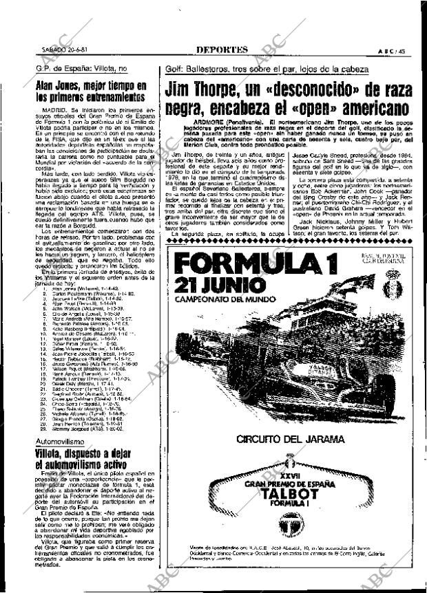 ABC MADRID 20-06-1981 página 65