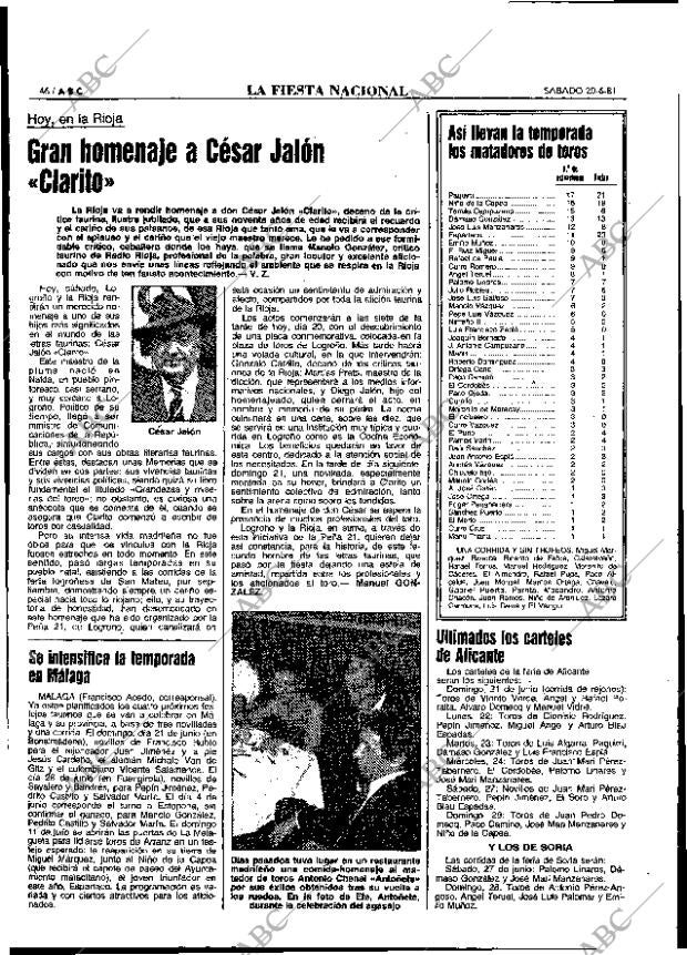 ABC MADRID 20-06-1981 página 66