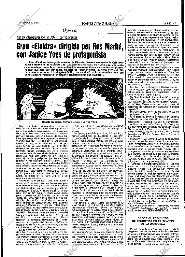 ABC MADRID 20-06-1981 página 67
