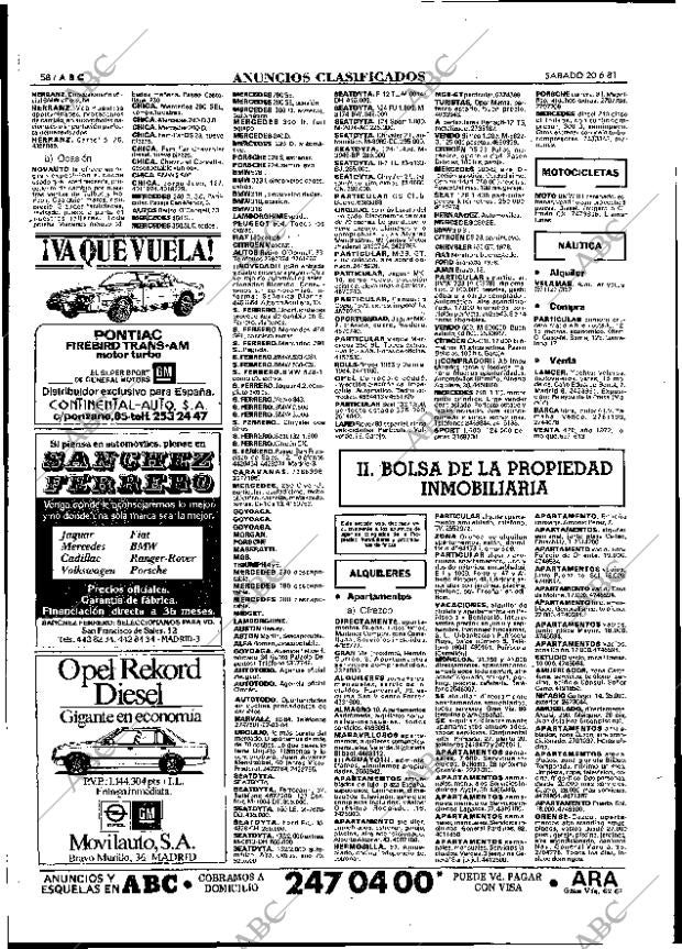 ABC MADRID 20-06-1981 página 78