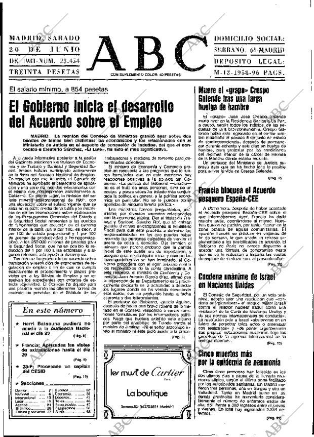 ABC MADRID 20-06-1981 página 9