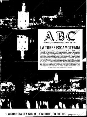 ABC SEVILLA 20-06-1981 página 1