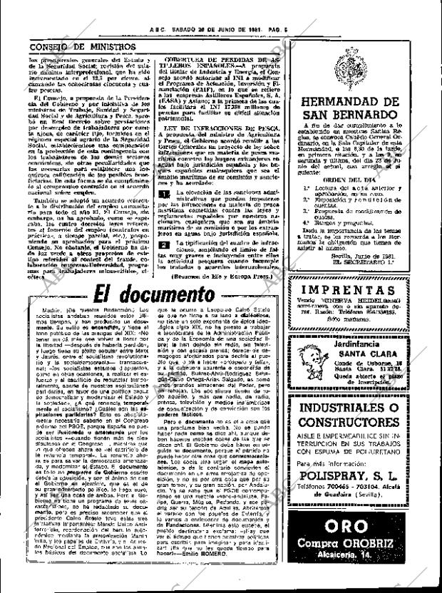 ABC SEVILLA 20-06-1981 página 21