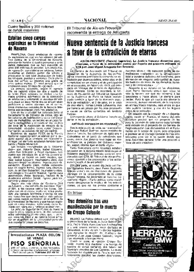 ABC MADRID 25-06-1981 página 22