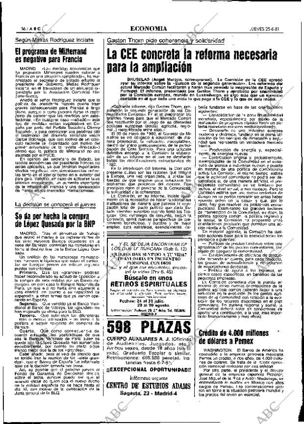 ABC MADRID 25-06-1981 página 48