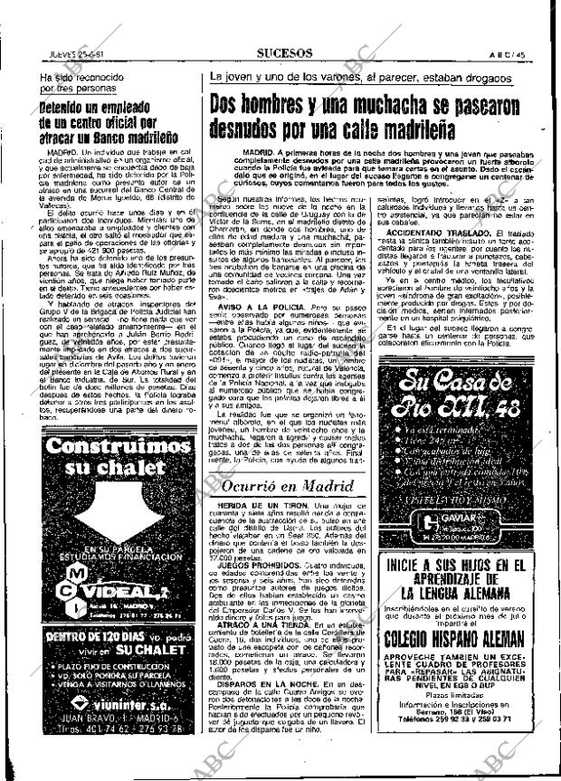 ABC MADRID 25-06-1981 página 57