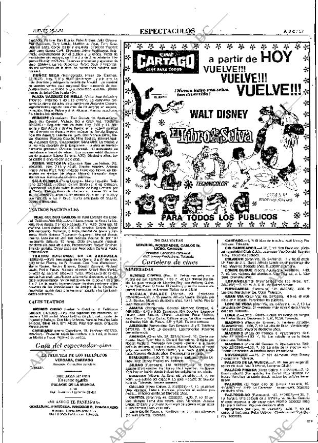 ABC MADRID 25-06-1981 página 69