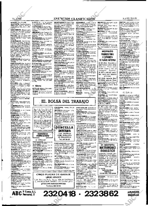 ABC MADRID 25-06-1981 página 84
