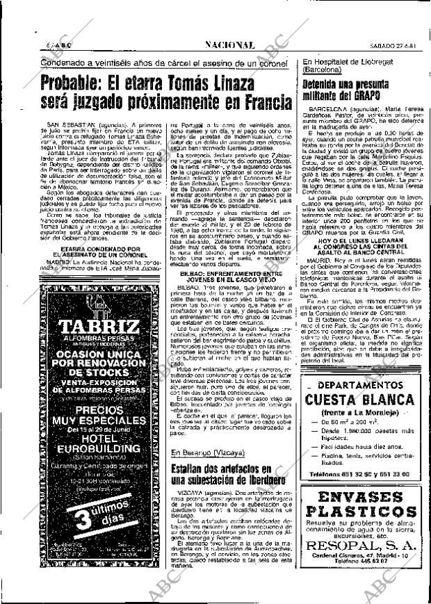 ABC MADRID 27-06-1981 página 14