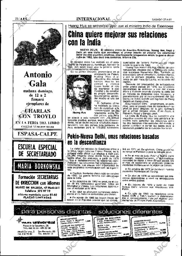 ABC MADRID 27-06-1981 página 28