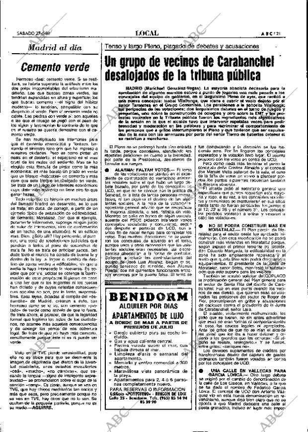 ABC MADRID 27-06-1981 página 29