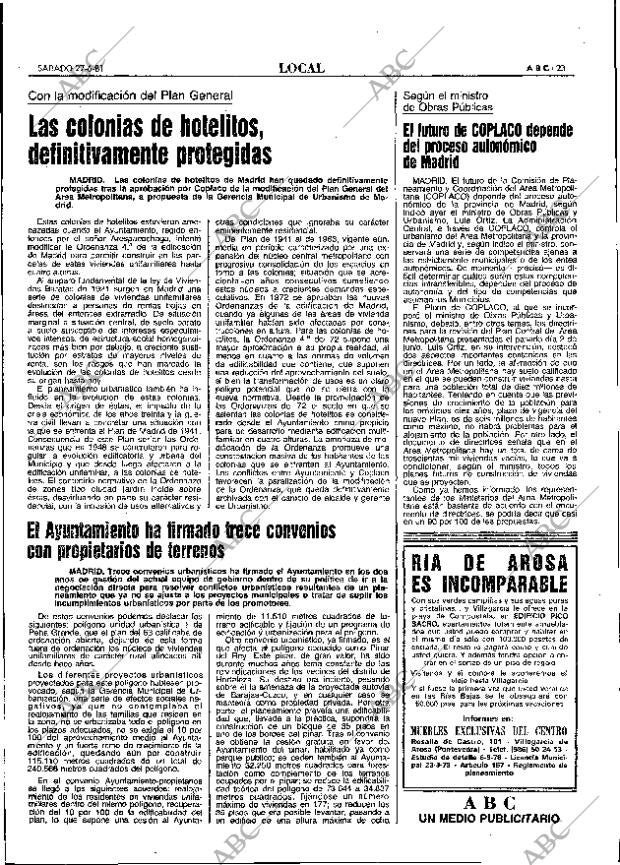 ABC MADRID 27-06-1981 página 31