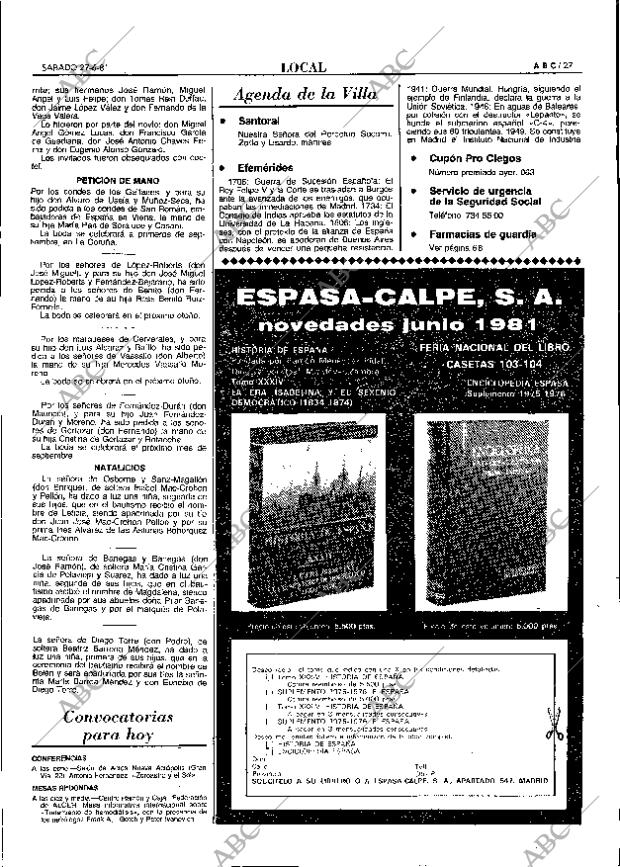 ABC MADRID 27-06-1981 página 35