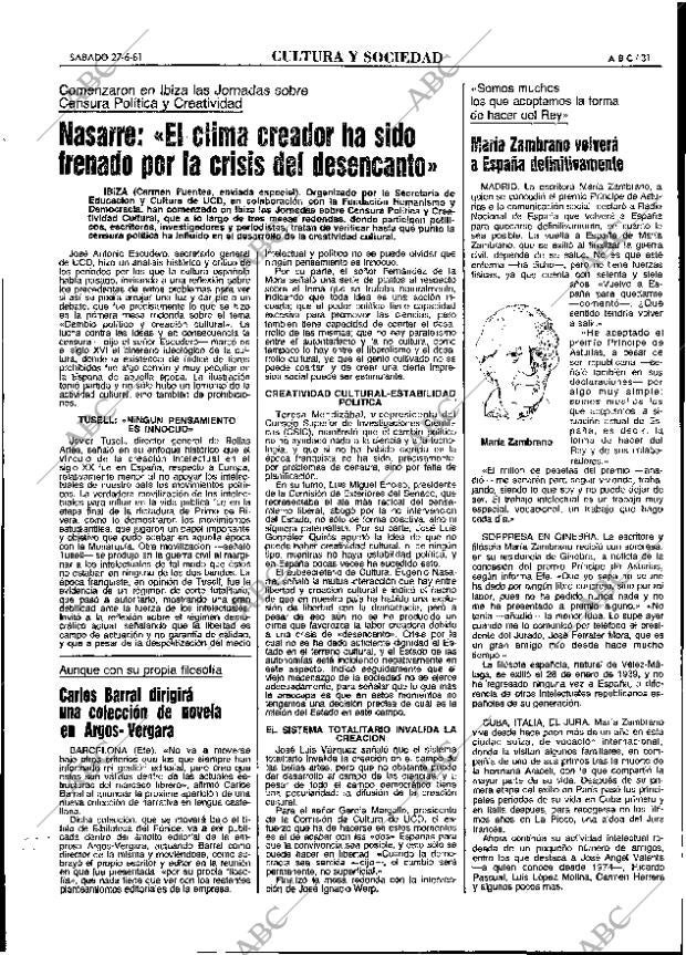 ABC MADRID 27-06-1981 página 39