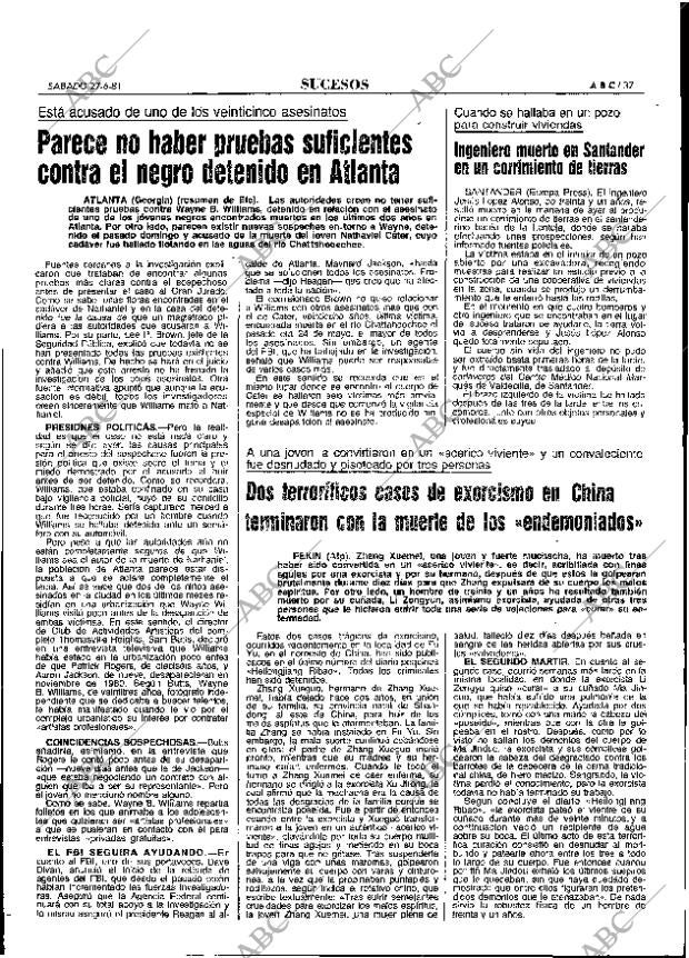 ABC MADRID 27-06-1981 página 45