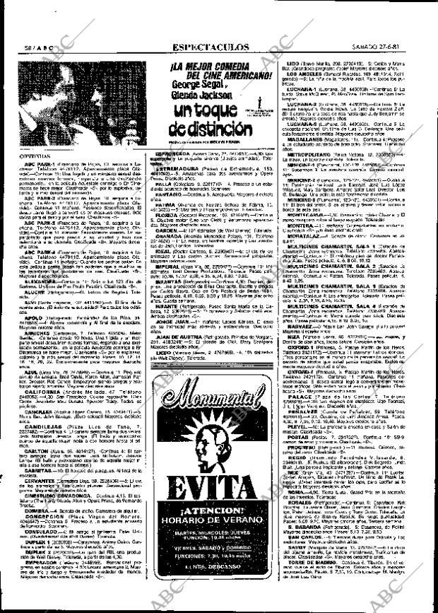 ABC MADRID 27-06-1981 página 78