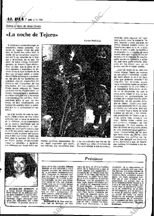 ABC MADRID 27-06-1981 página 96