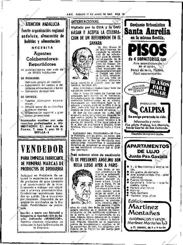 ABC SEVILLA 27-06-1981 página 22