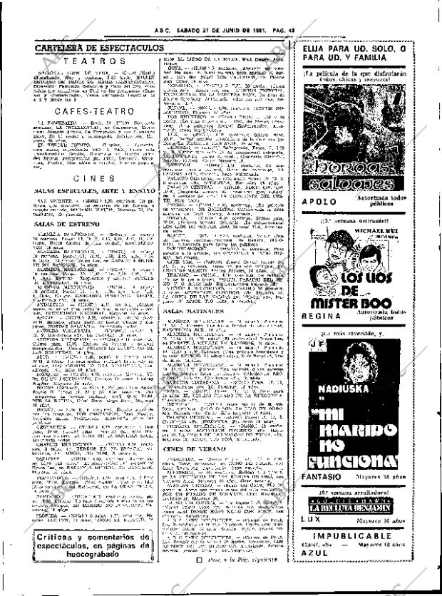 ABC SEVILLA 27-06-1981 página 55