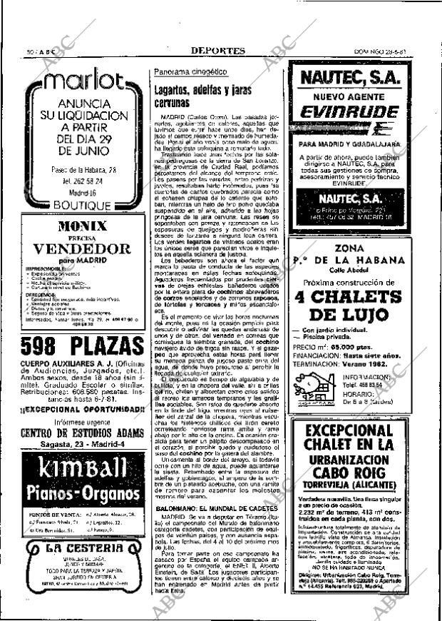 ABC MADRID 28-06-1981 página 62