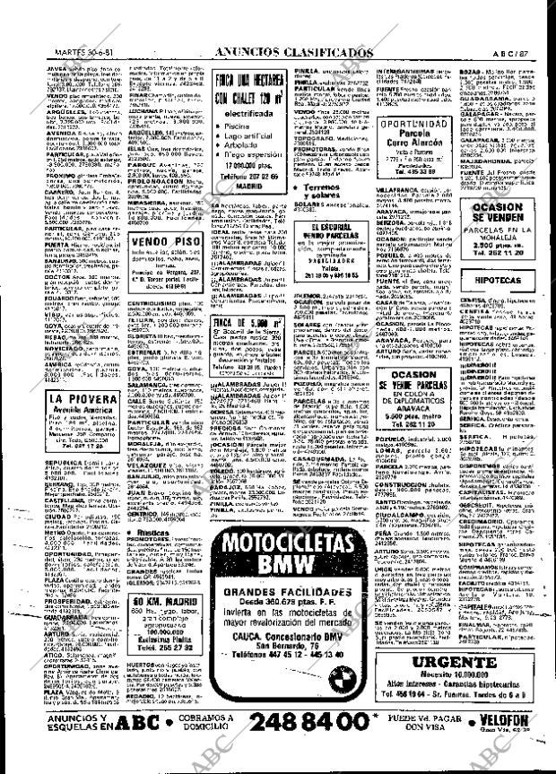 ABC MADRID 30-06-1981 página 103