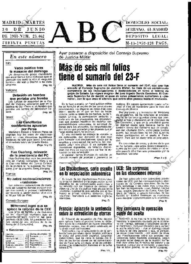 ABC MADRID 30-06-1981 página 17
