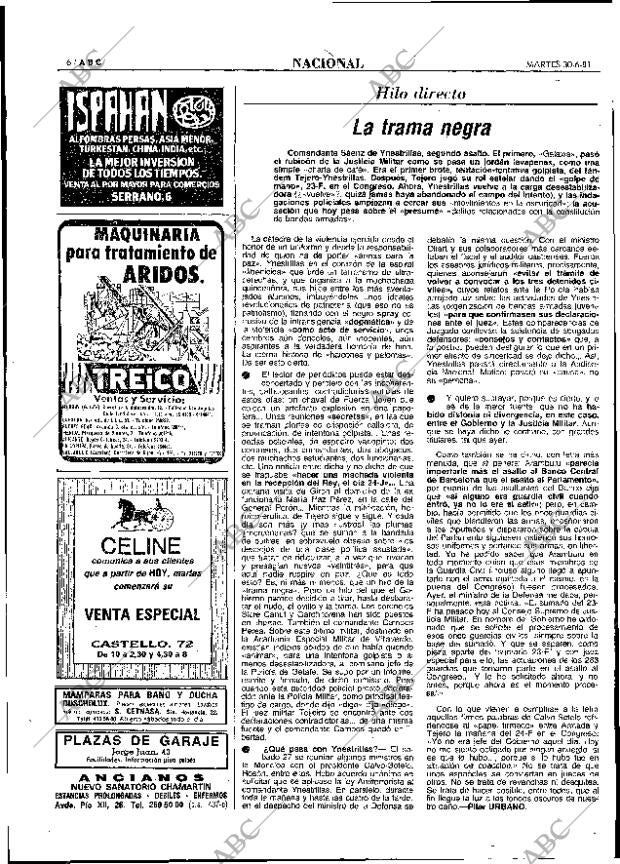 ABC MADRID 30-06-1981 página 22