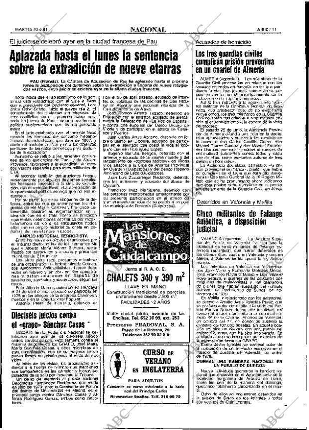 ABC MADRID 30-06-1981 página 27