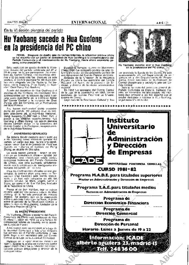ABC MADRID 30-06-1981 página 37