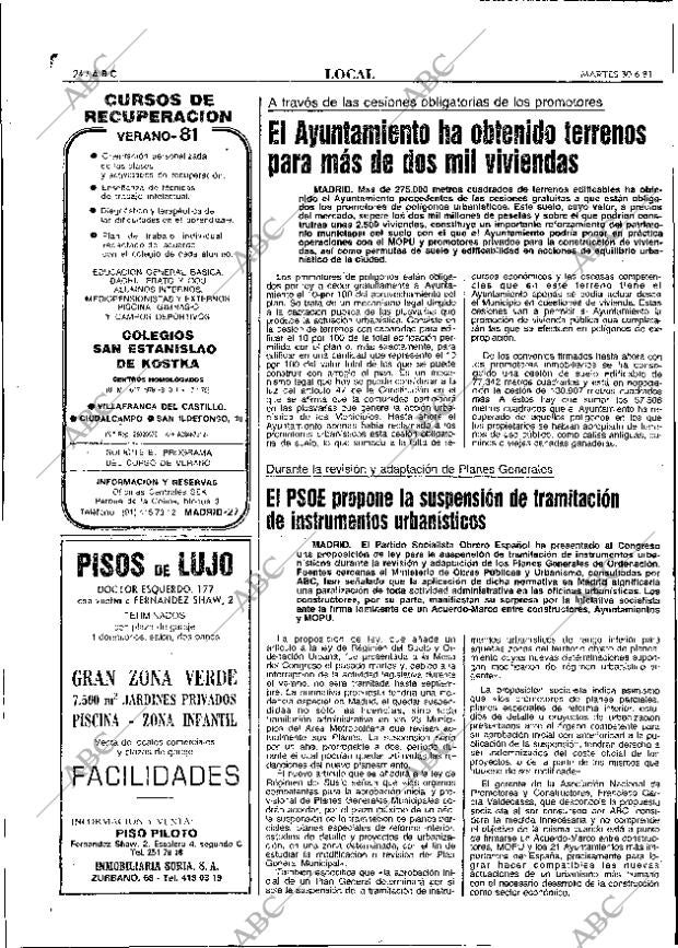 ABC MADRID 30-06-1981 página 40