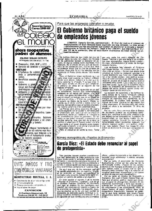 ABC MADRID 30-06-1981 página 62