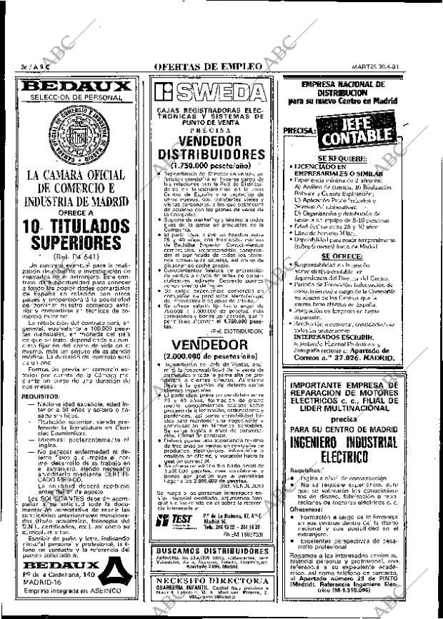 ABC MADRID 30-06-1981 página 72