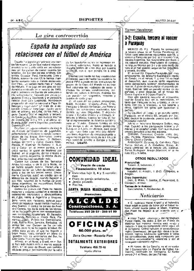 ABC MADRID 30-06-1981 página 80