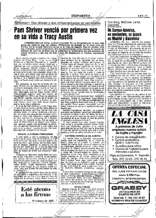 ABC MADRID 30-06-1981 página 81