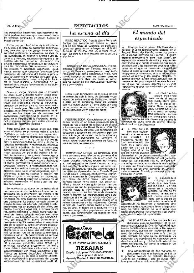 ABC MADRID 30-06-1981 página 86