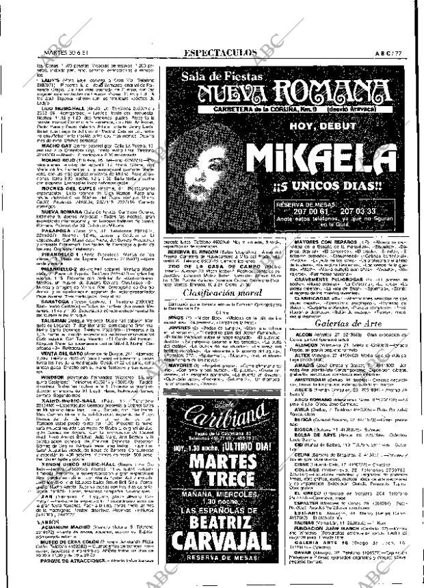 ABC MADRID 30-06-1981 página 93