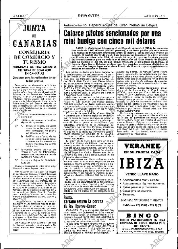 ABC MADRID 01-07-1981 página 62