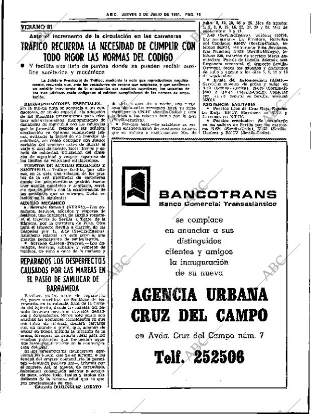 ABC SEVILLA 02-07-1981 página 27