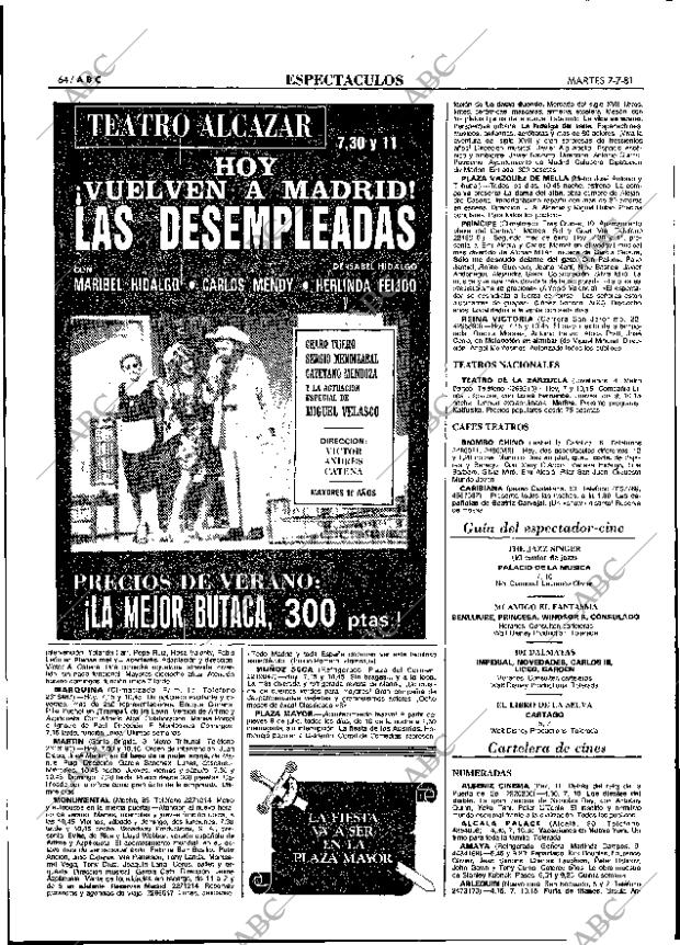 ABC MADRID 07-07-1981 página 80