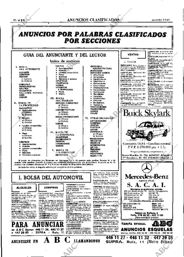 ABC MADRID 07-07-1981 página 86