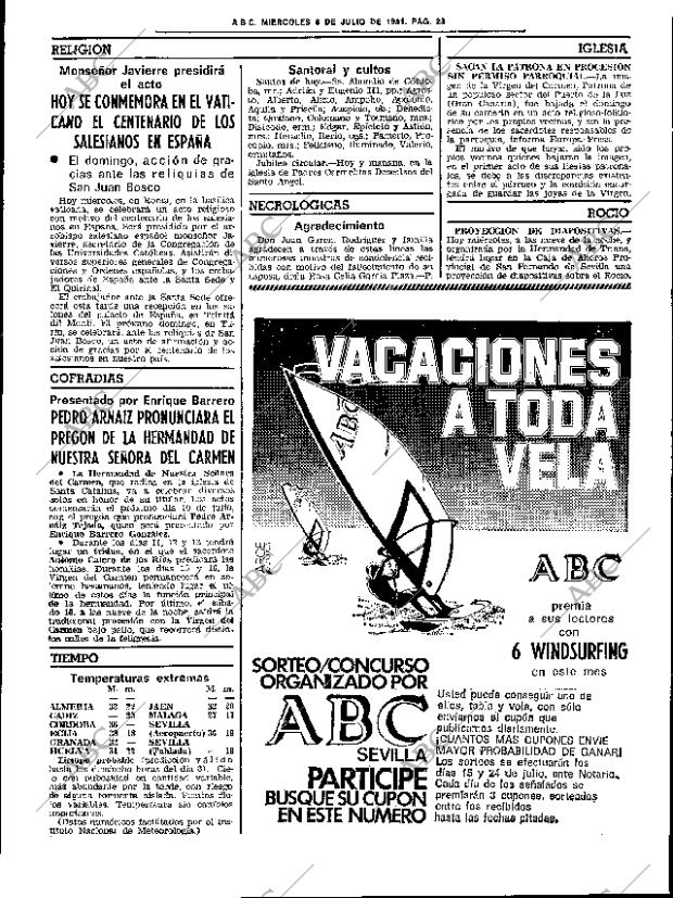 ABC SEVILLA 08-07-1981 página 31