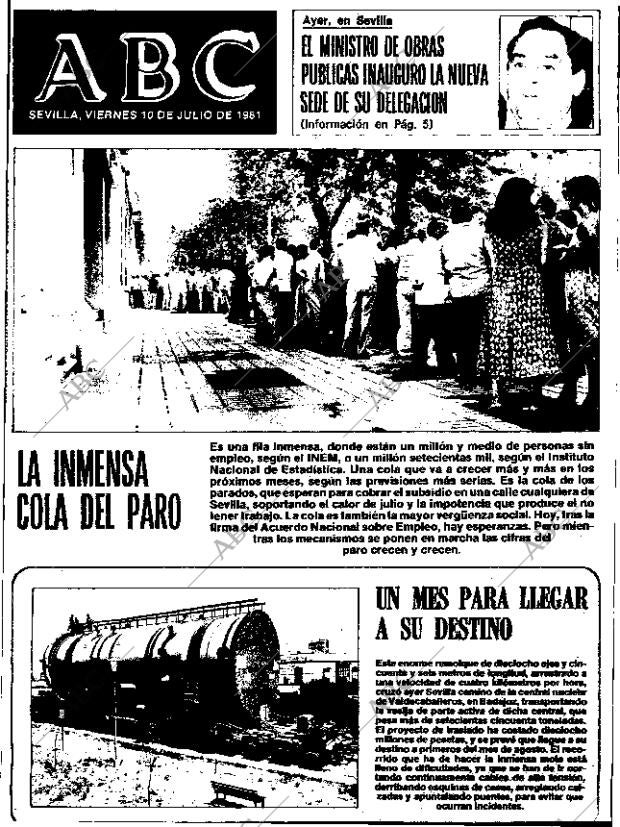 ABC SEVILLA 10-07-1981 página 1