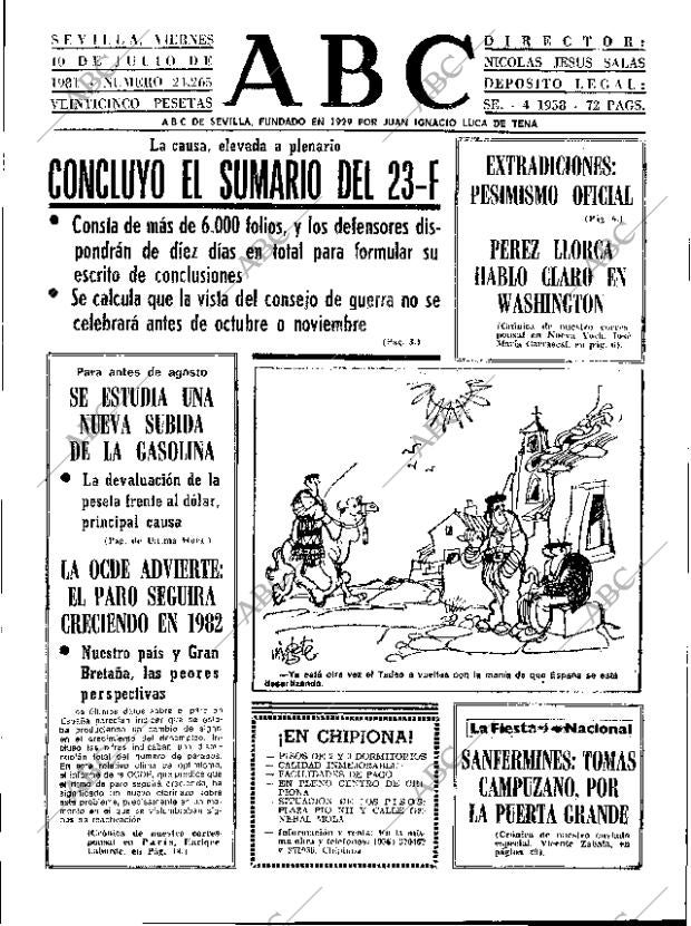 ABC SEVILLA 10-07-1981 página 13