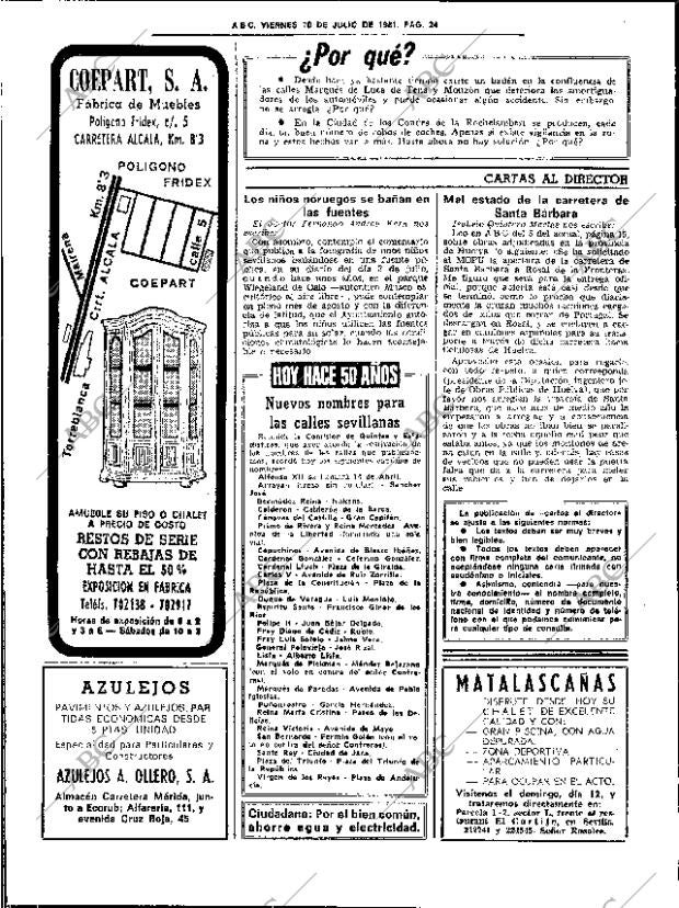 ABC SEVILLA 10-07-1981 página 36